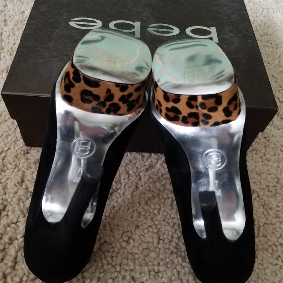 Bebe Veronica Leopard Heels - Picture 7 of 7
